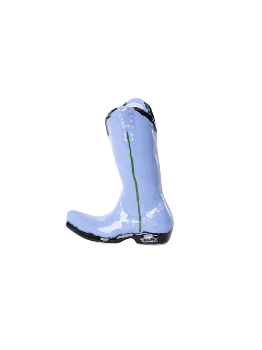 Blue Texan Candel Holder